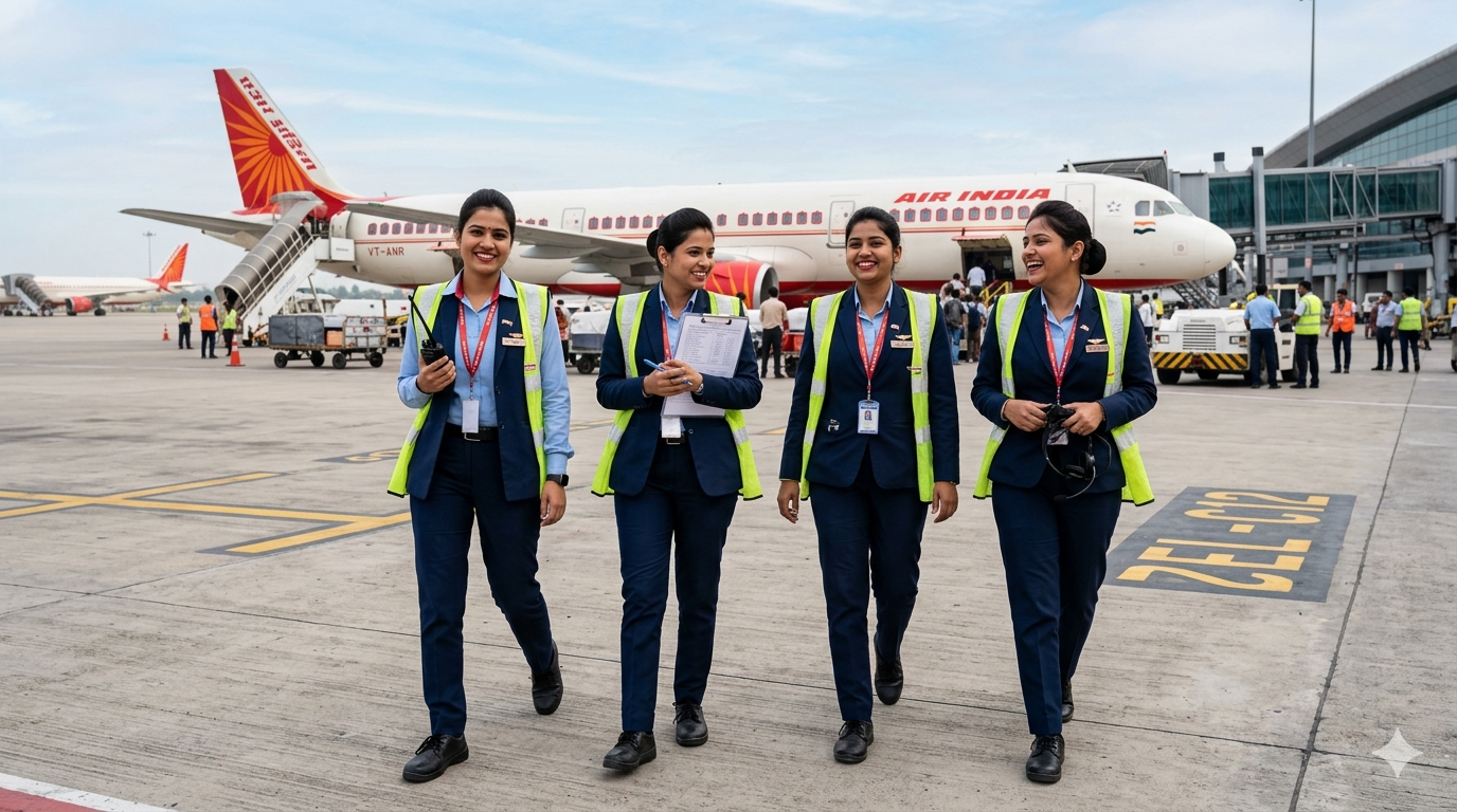 Airport Ground Staff training course — Delhi IGI Airport placements